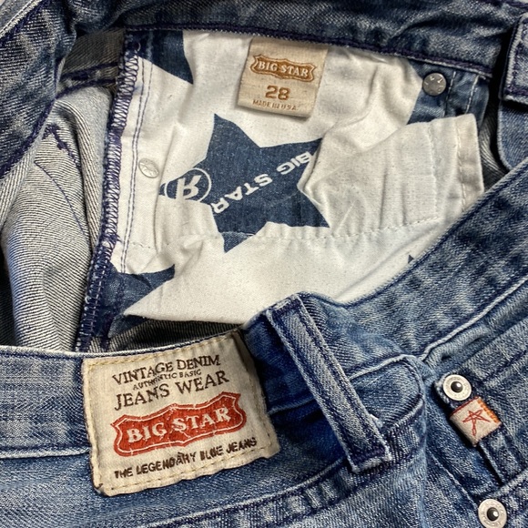 Big Star Rikki women’s jeans 28 P cowgirl cotton inseam of 27 vintage denim - Picture 6 of 10